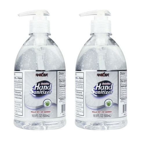 Advance Sanitizer Pump Bottle 16.9 oz / 500ml Alcohol Free Made In