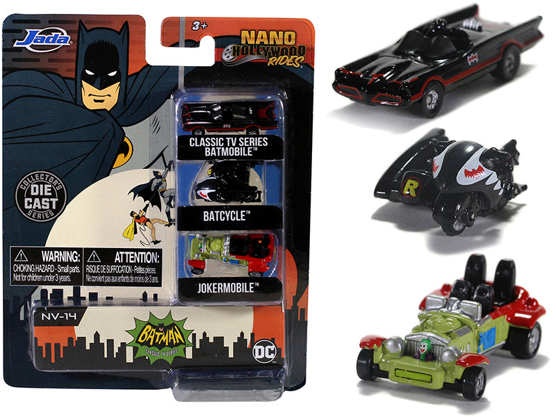 \Batman\" (1966-1968) Classic TV Series 3 piece Set \"Nano Hollywood