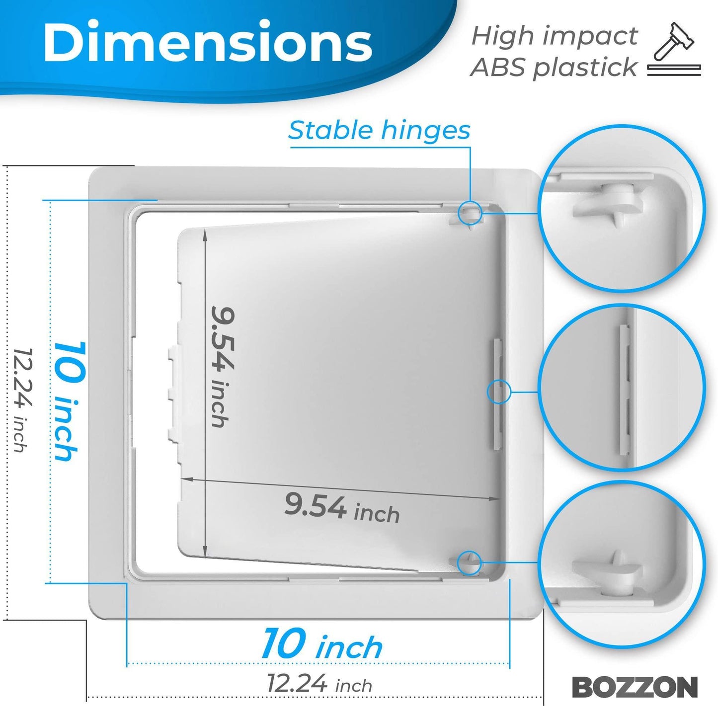 Access Panel for Drywall 10x10 inch Wall Hole Cover Access Door