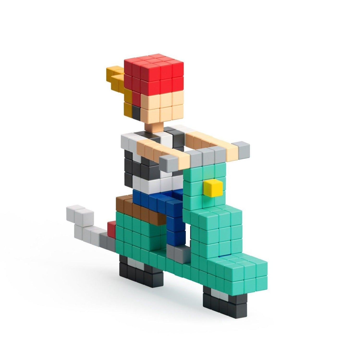 PIXIO-1600 Magnetic Blocks in 16 Colors +Free App