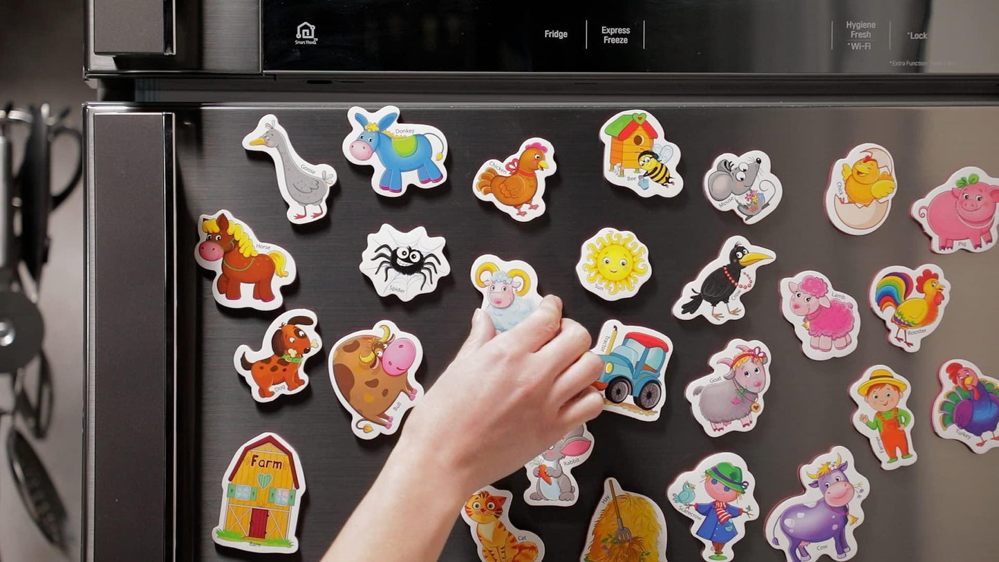 27 Foam Fridge Magnets for Toddlers 1 3 Large Toddler Magnets –