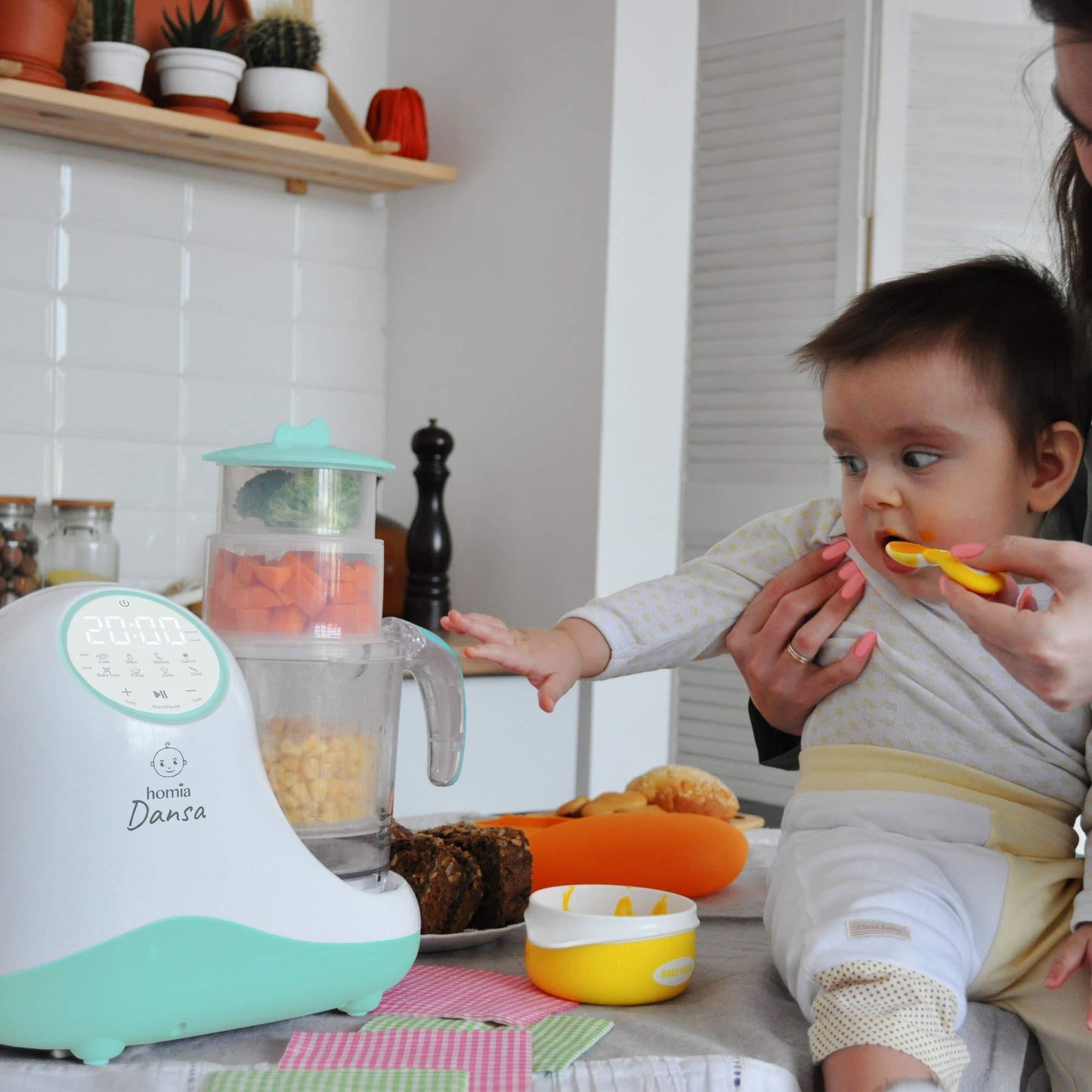 Baby Food Maker Chopper Grinder Mills and Steamer 8 in 1 Processor