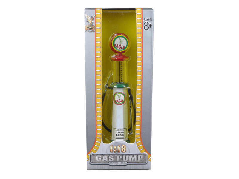 Eagle Gasoline Vintage Gas Pump Cylinder 1/18 Diecast Replica by Road