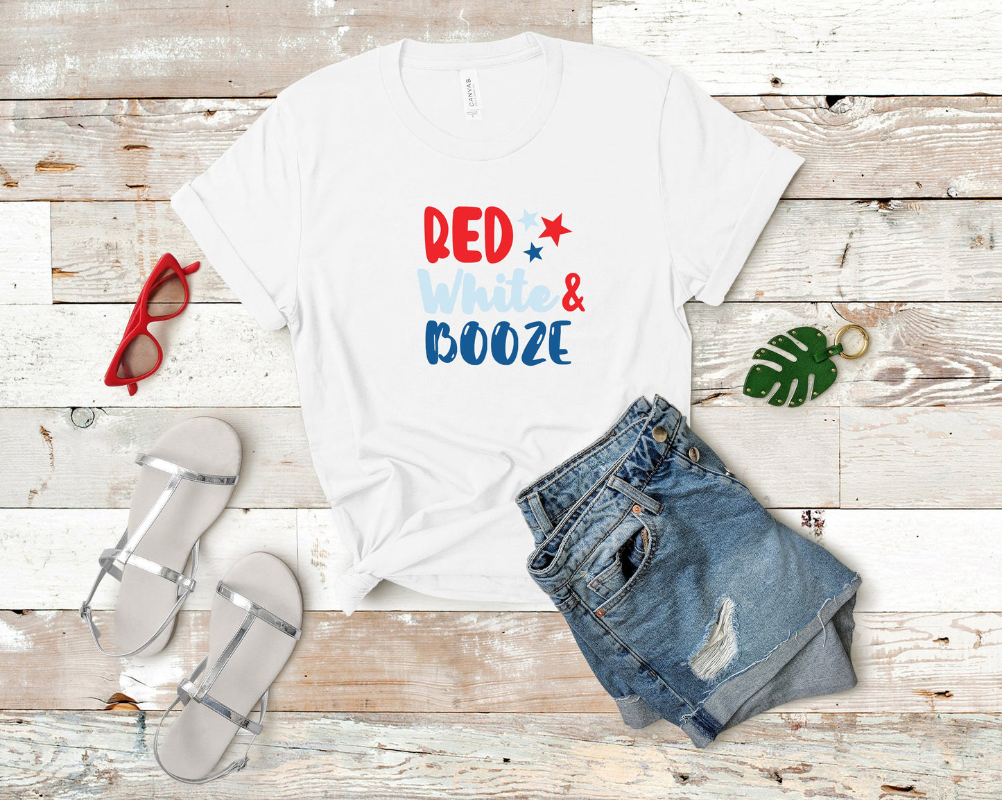 Red White & Booze Tee