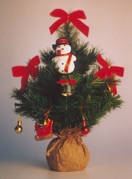 Christmas Bonsai Tree (Artificial) - 19"(Fraser Fir)