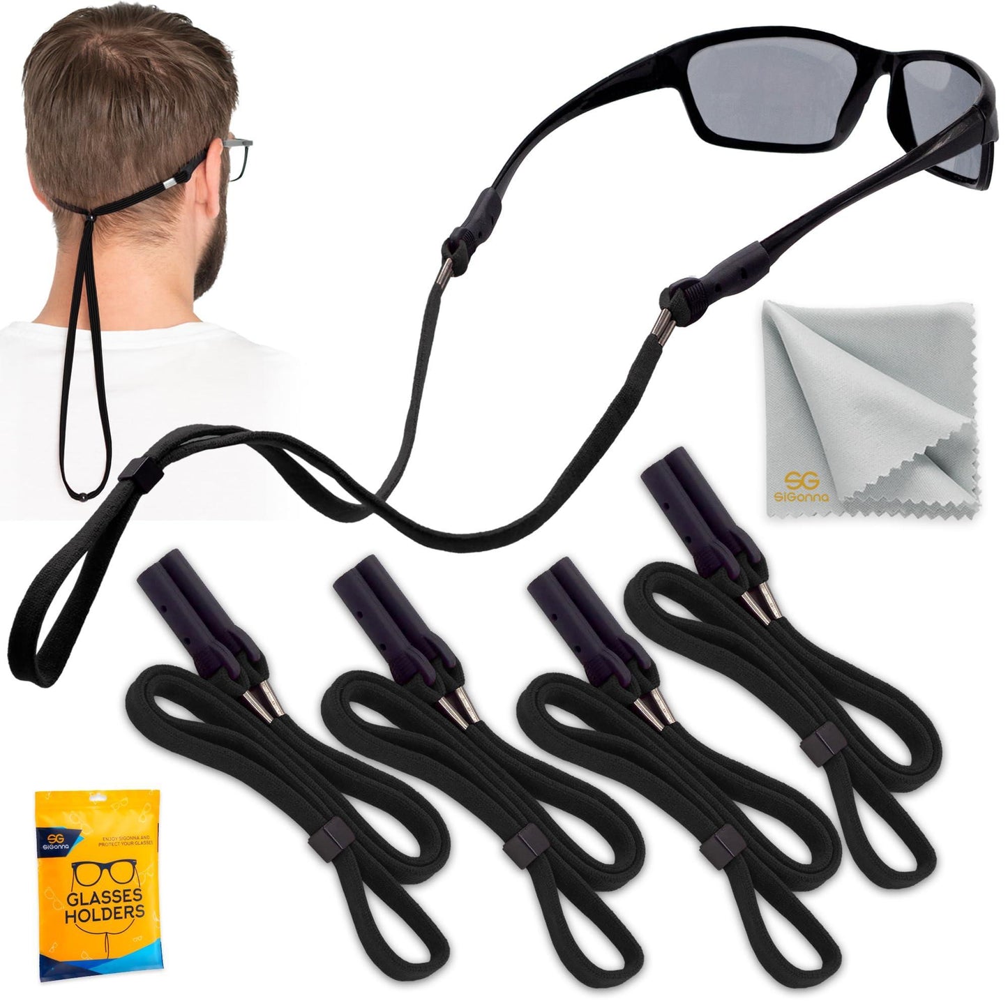 SIGONNA Eye Glasses Holders Around Neck Glasses Strap Anti Slip