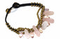 Rose Quartz & Crystals Romance Bracelet