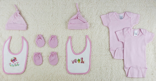 Bambini 8 Pc Layette Baby Clothes Set