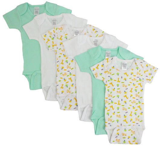 Boys' Printed Short Sleeve 6 Pack