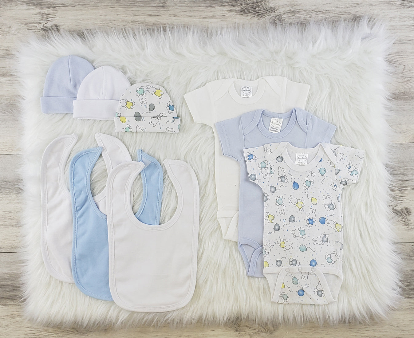 Bambini 9 Pc Layette Baby Clothes Set
