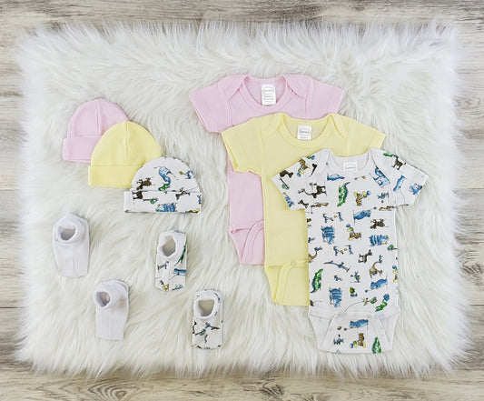 Bambini 8 Pc Layette Baby Clothes Set