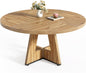 round Dining Table for 4-6 People, 47 Inches Dining Room Table with