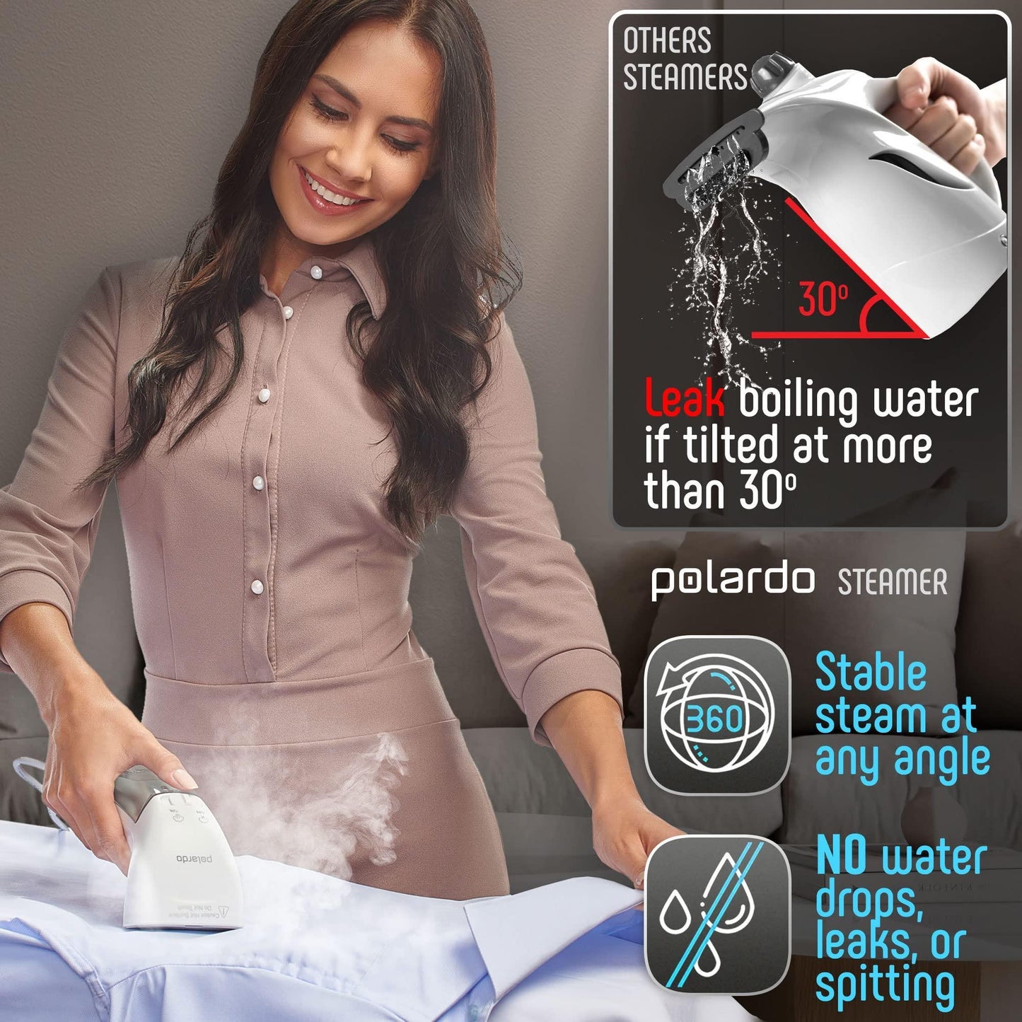 Clothing Steamer Travel Size Vacation Essentials HandHeld Portable