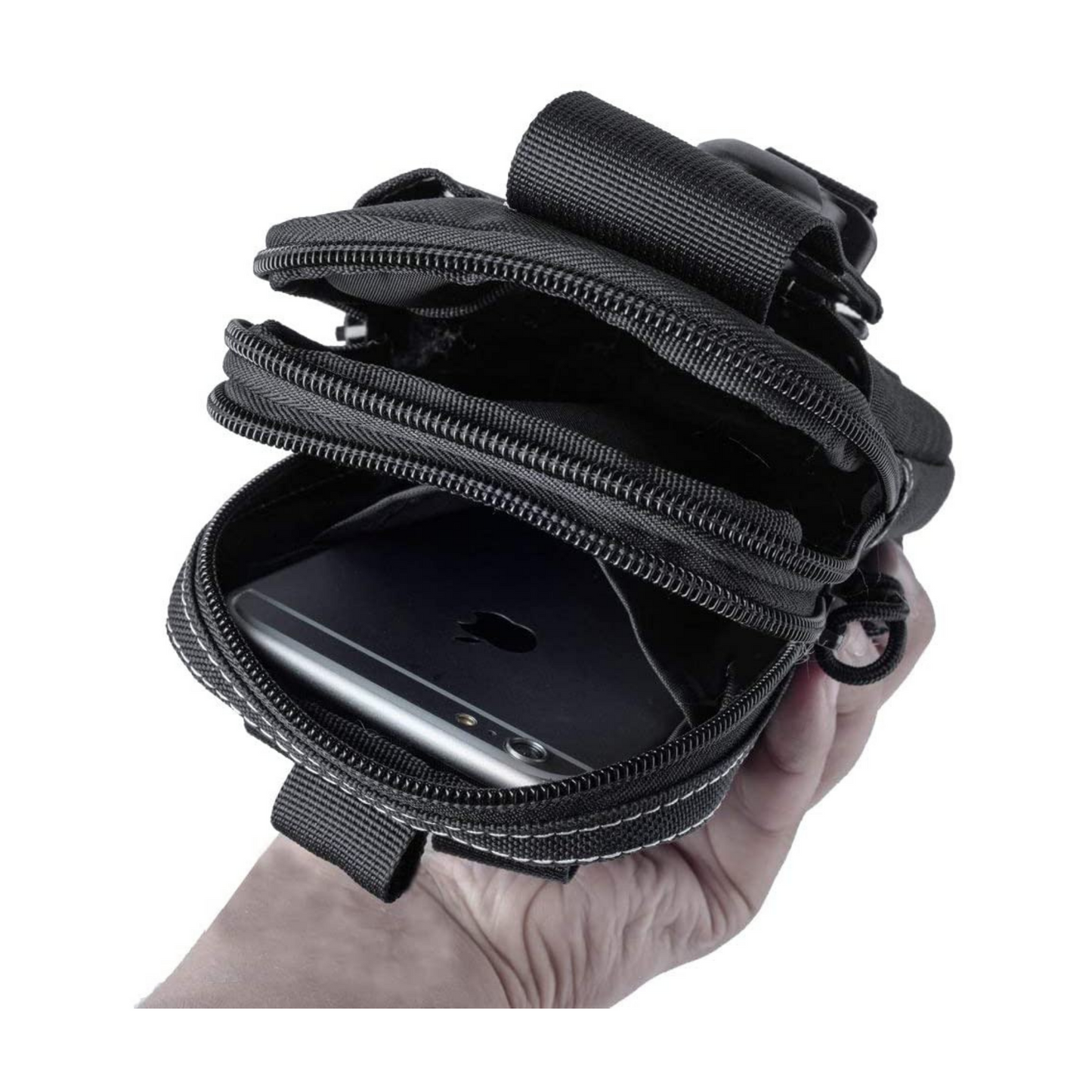 Tactical MOLLE Military Pouch Waist Bag for Hiking, Running and Outdoo