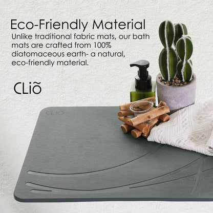 Premium Stone Bath Mat Large   Double Sided Non Slip Fast Drying Mat
