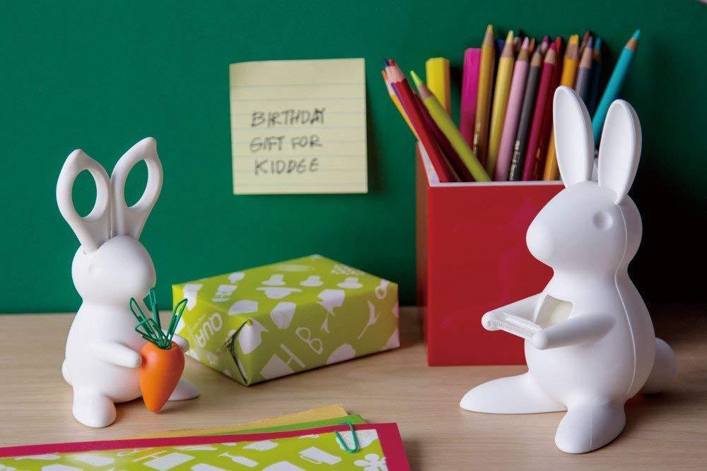 Desk Bunny Scissors 72.5x138.5x88 White
