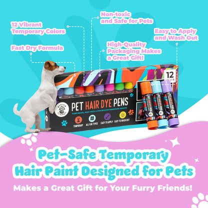 Dog Hair Dye  12 Color Dog Safe Hair Dye  Dog Dye Non Toxic &