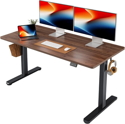 Electric Standing Desk, Height Adjustable Stand up Desk, 55 X 24