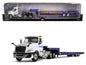 International LT Day Cab \Komatsu\" with \"Ledwell\" Hydratail Trailer
