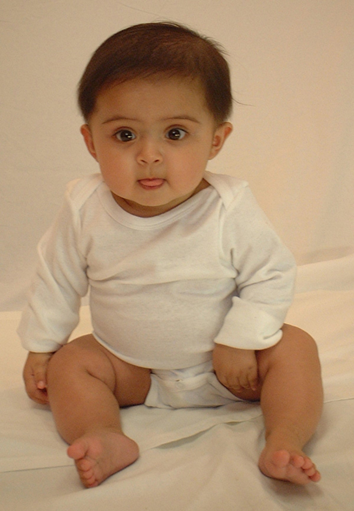 Boys' Pastel Long Sleeve Onezie 6 Pack