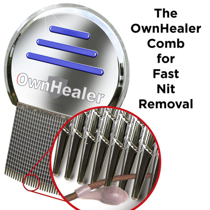 Lice Comb [Pack of 3]   Fast Removal of Lice Eggs Nits and Dandruff.