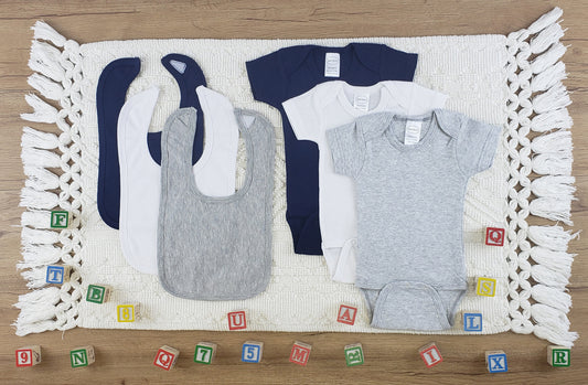 Bambini 6 Pc Layette Baby Clothes Set