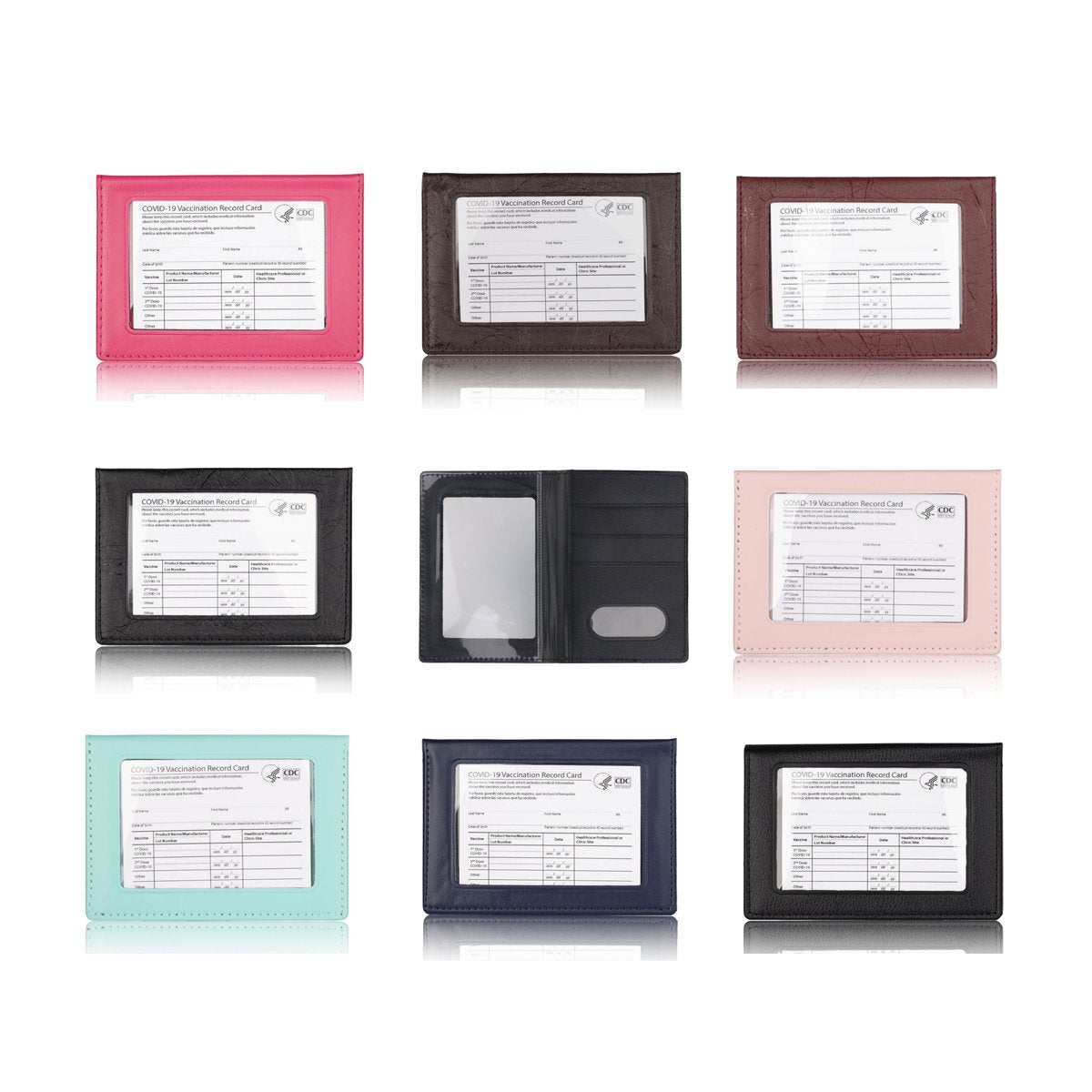Essential 2 In 1 Vaccination Card And ID Card Holder