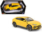 Lamborghini Urus Yellow 1/18 Diecast Model Car by Bburago