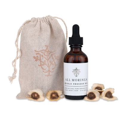 Moringa Oleifera Cold Press Seed Oil Premium 100% Organic