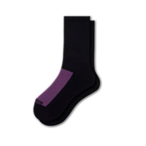 Cotton Crew Mesh Top Cushioned Sole Performance Socks for Women