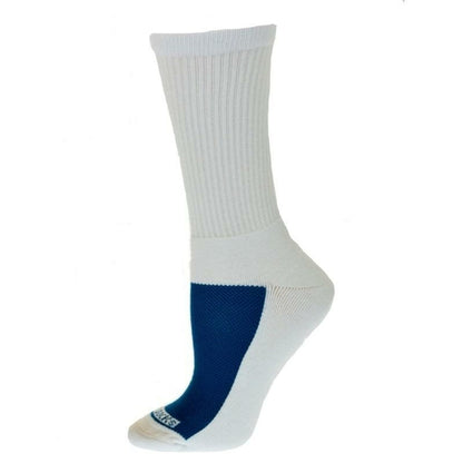 Cotton Crew Mesh Top Cushioned Sole Performance Socks for Women