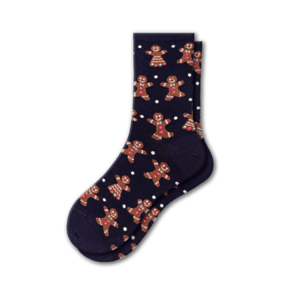 Christmas Cotton Crew Socks for Women in Cotton, Fun Holiday Socks