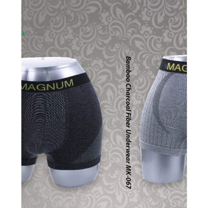 Men's Boxers, Cotton & Charcoal Infused Low Rise Trunk Underwear (2