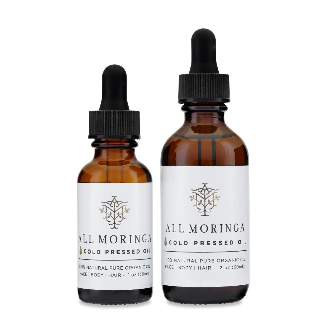 Moringa Oleifera Cold Press Seed Oil Premium 100% Organic