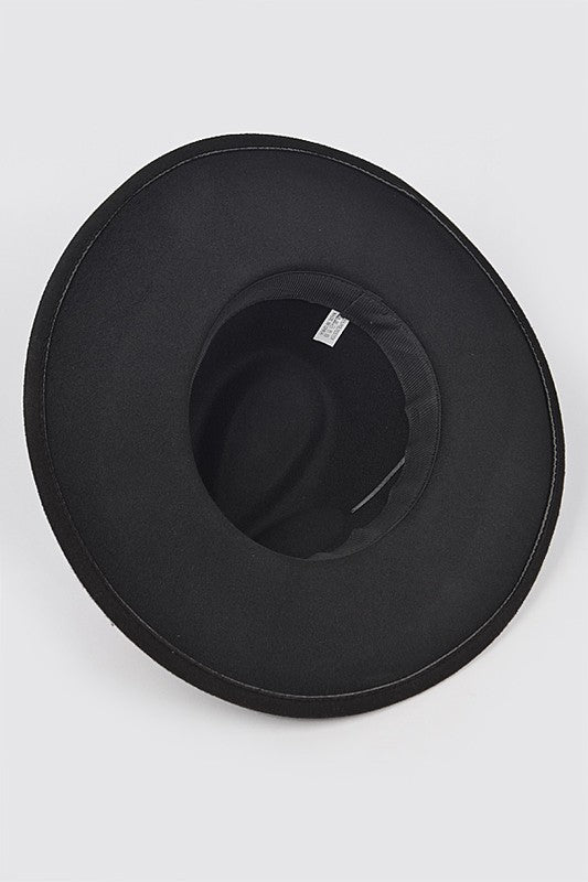 Western Belted Felt Fedora