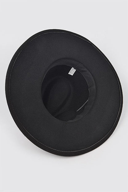 Western Belted Felt Fedora