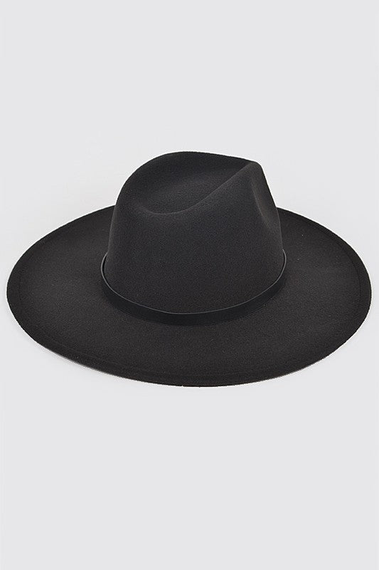 Western Belted Felt Fedora