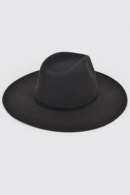 Western Belted Felt Fedora
