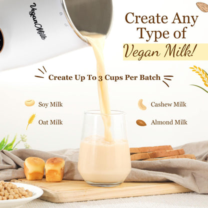 Soy Milk Maker Machine   8 in 1 Vegan Nut Milk Maker   Nut Milk