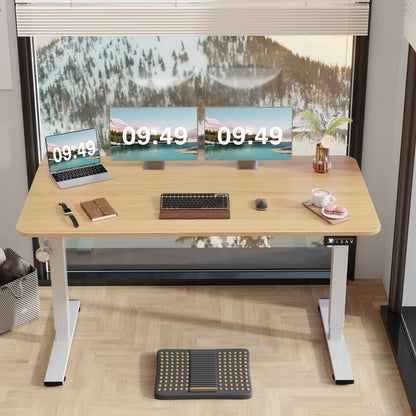 Electric Height Adjustable Standing Desk Large 55 X 24 Inches Sit