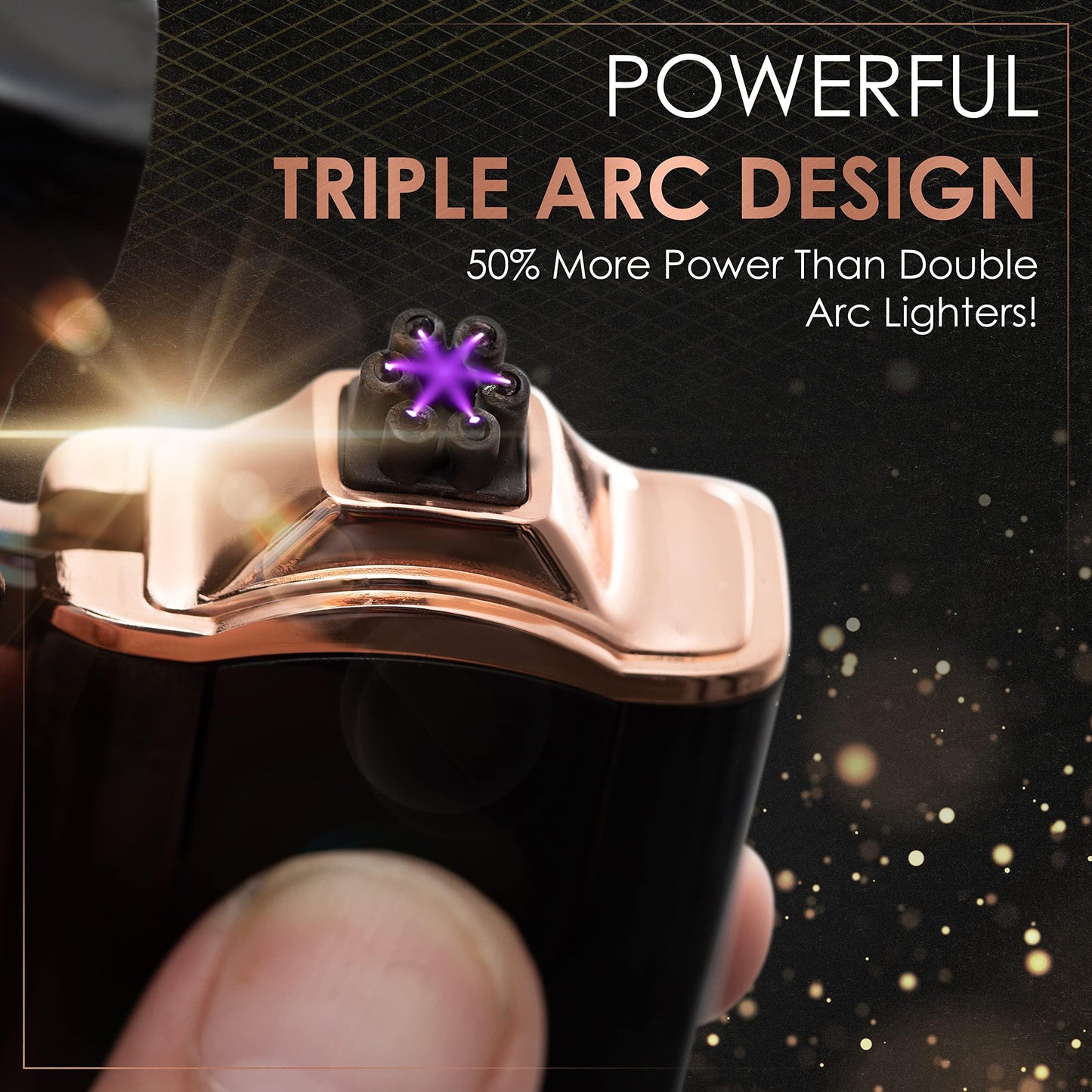 Triple Arc Plasma Lighter  Arc Lighter  2023 Electric Lighter W LED