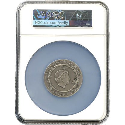 2 oz Silver MEDEA AND JASONS LOVE Myths of Love Coin MS70 2022 Niue
