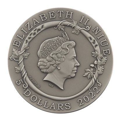 2 oz Silver MEDEA AND JASONS LOVE Myths of Love Coin MS70 2022 Niue