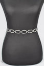 Textured Chain Link Fashion Chain Belt