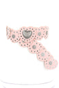 Heart Shape Buckle Western Studded Statement Belt