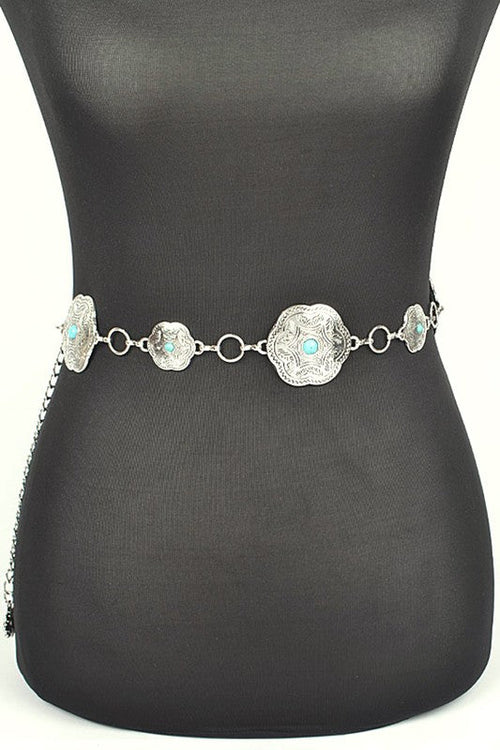 Iconic Western Engraved Chain Belt