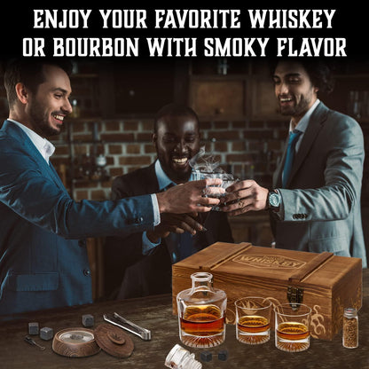 homia Whiskey Gift Set 14 pcs  Whiskey Bottle and Old Fashioned