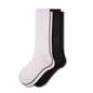 Diabetic Wide Foot and Wider Calf Cotton Crew Women's 2 Pair Pack