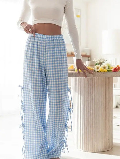 Side Bow Tie Pants