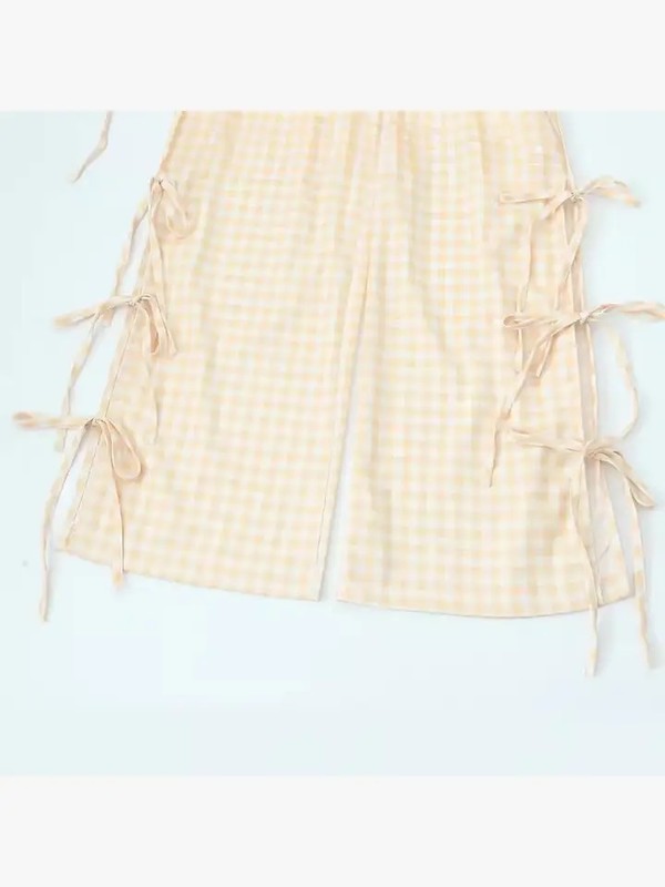 Side Bow Tie Pants